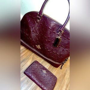 Coach Purse and matching wallet